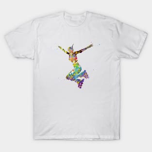 Roller skating girl T-Shirt